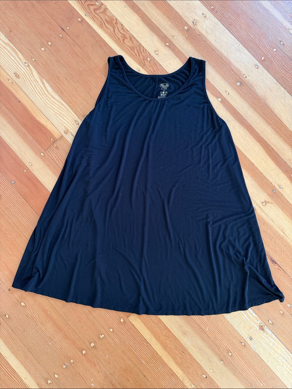 Blue Sky Clothing Co Black Sleeveless Stretch Knit Dress XL